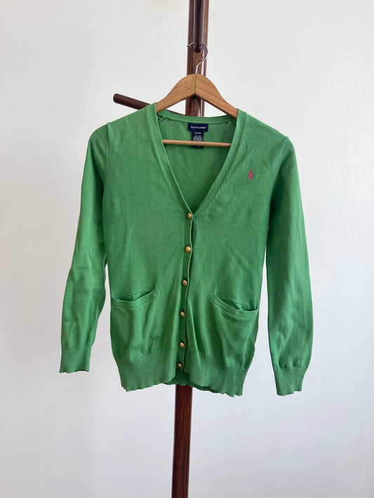 Ralph Lauren 100% Pima Cotton Vintage Cardigan-Bust 34