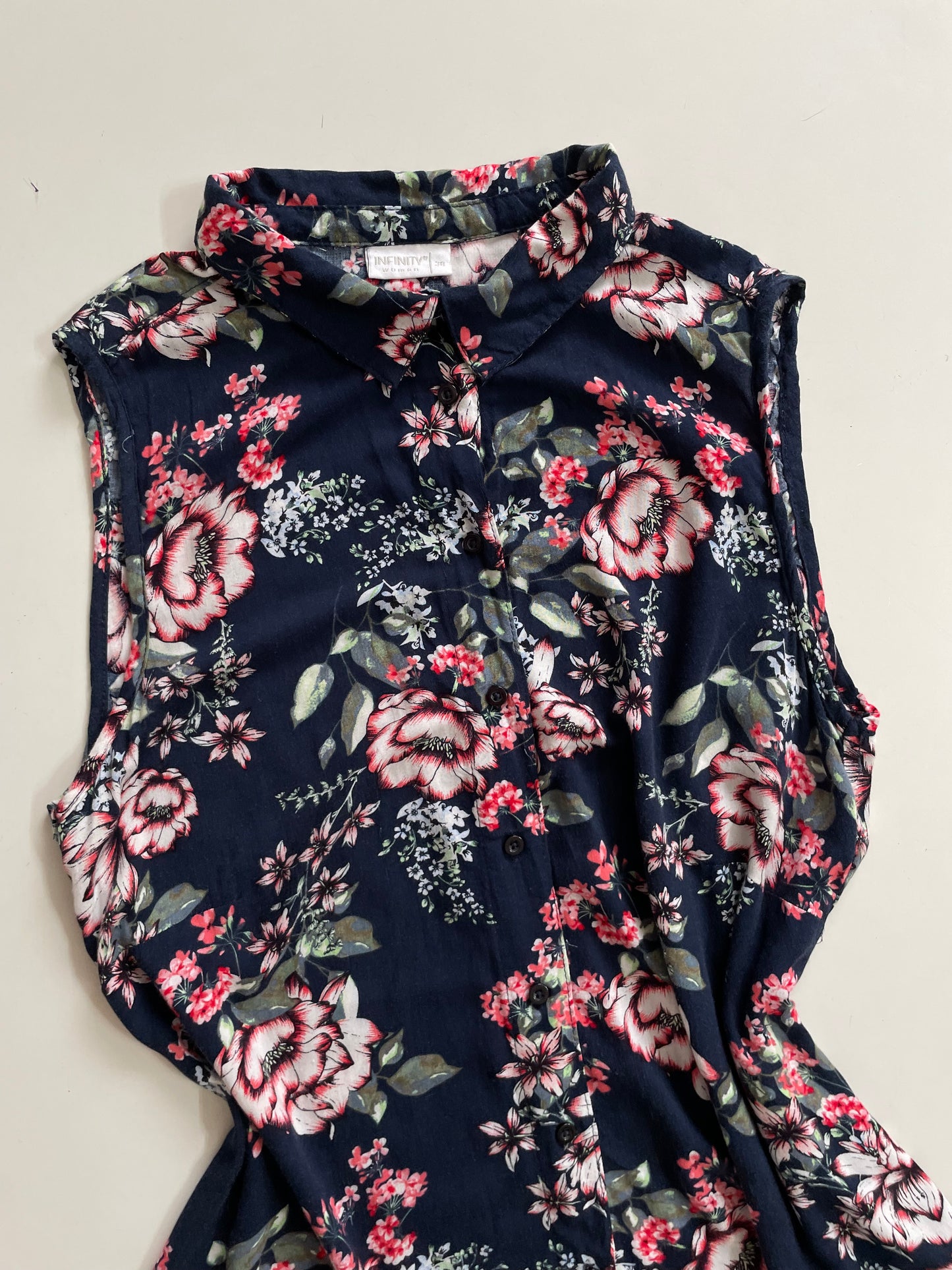 INFINITY FLORAL TOP - BUST 34 to 36