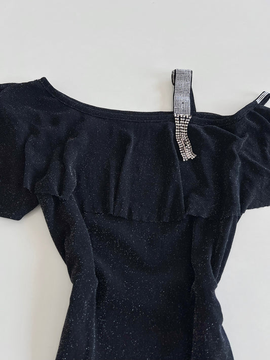 Rhinestone Shimmer Top-Bust 34 to 36