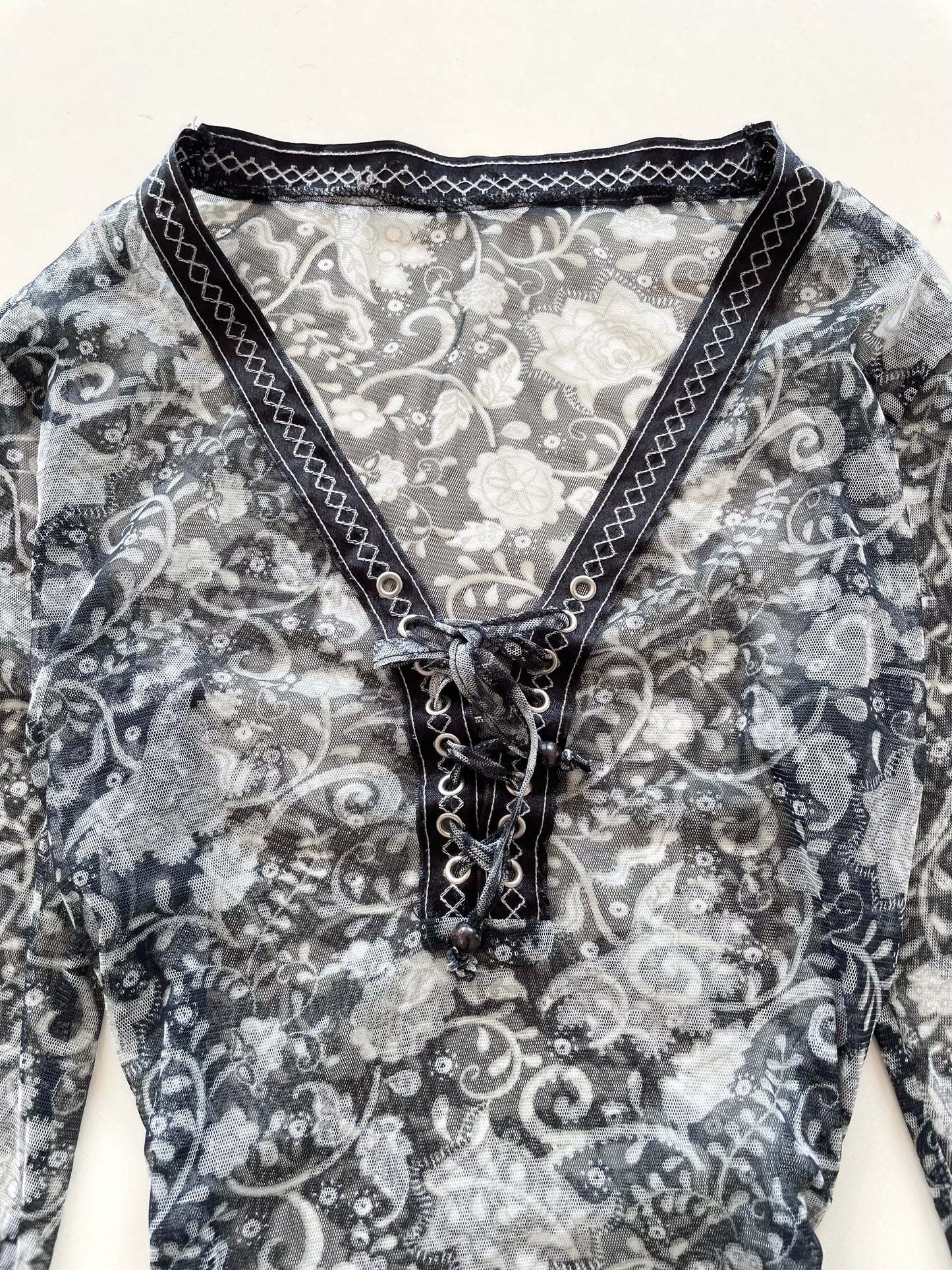 Vintage Sheer Top-Bust 38