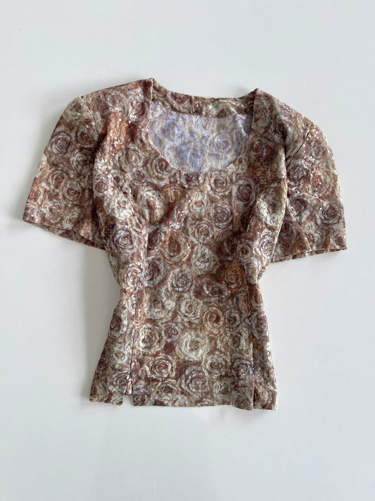 Sequin Vintage Top-Bust 46