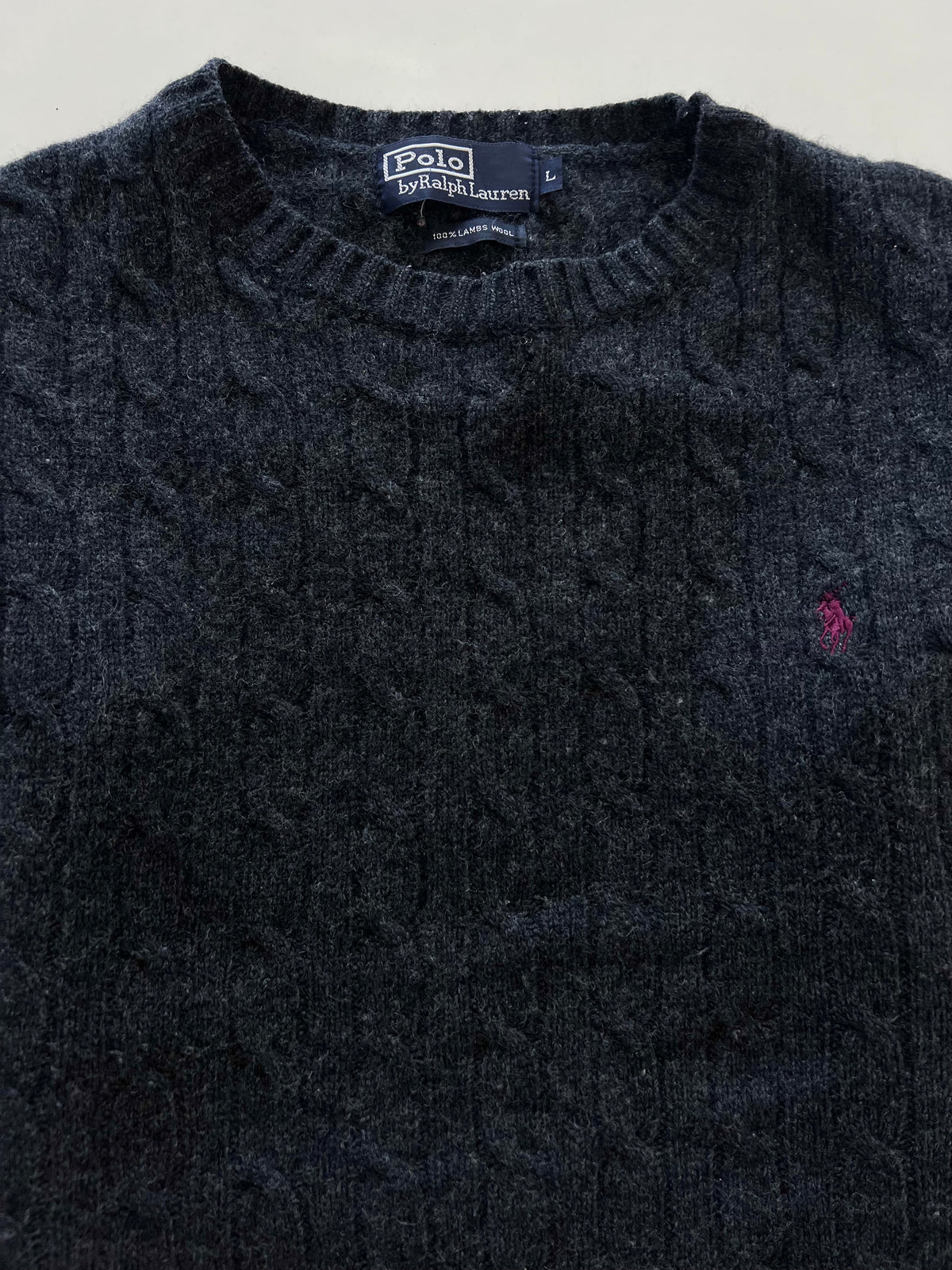 Ralph Lauren 100% Lambs Wool Vintage Sweater-Bust 46