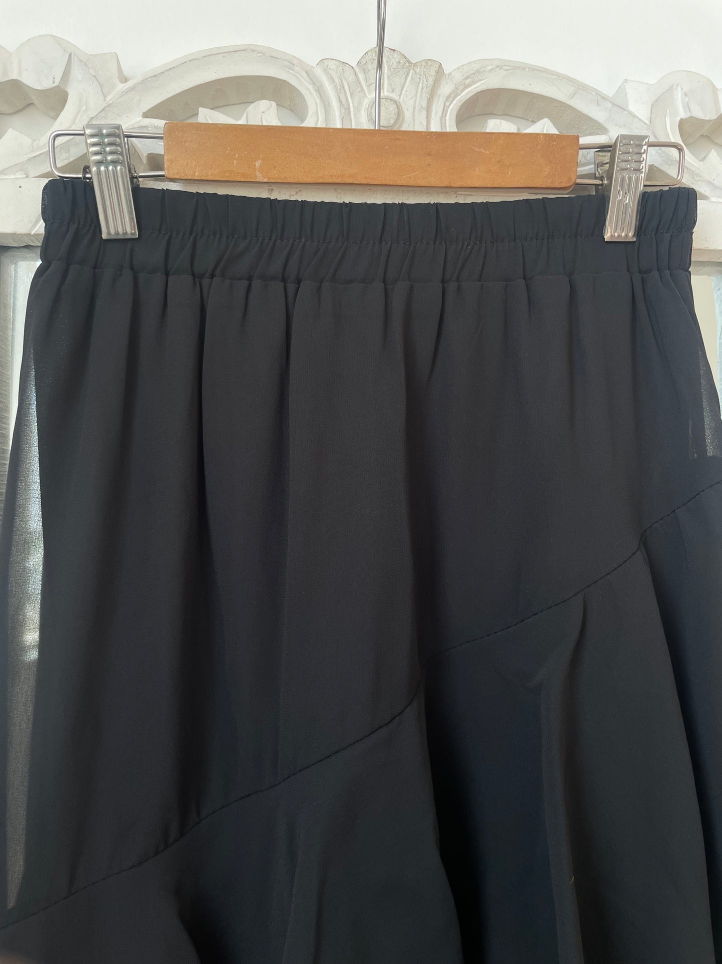 Black Ruffle Skirt-Waist 28 to 32