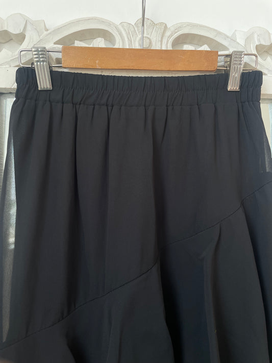 Black Ruffle Skirt-Waist 28 to 32