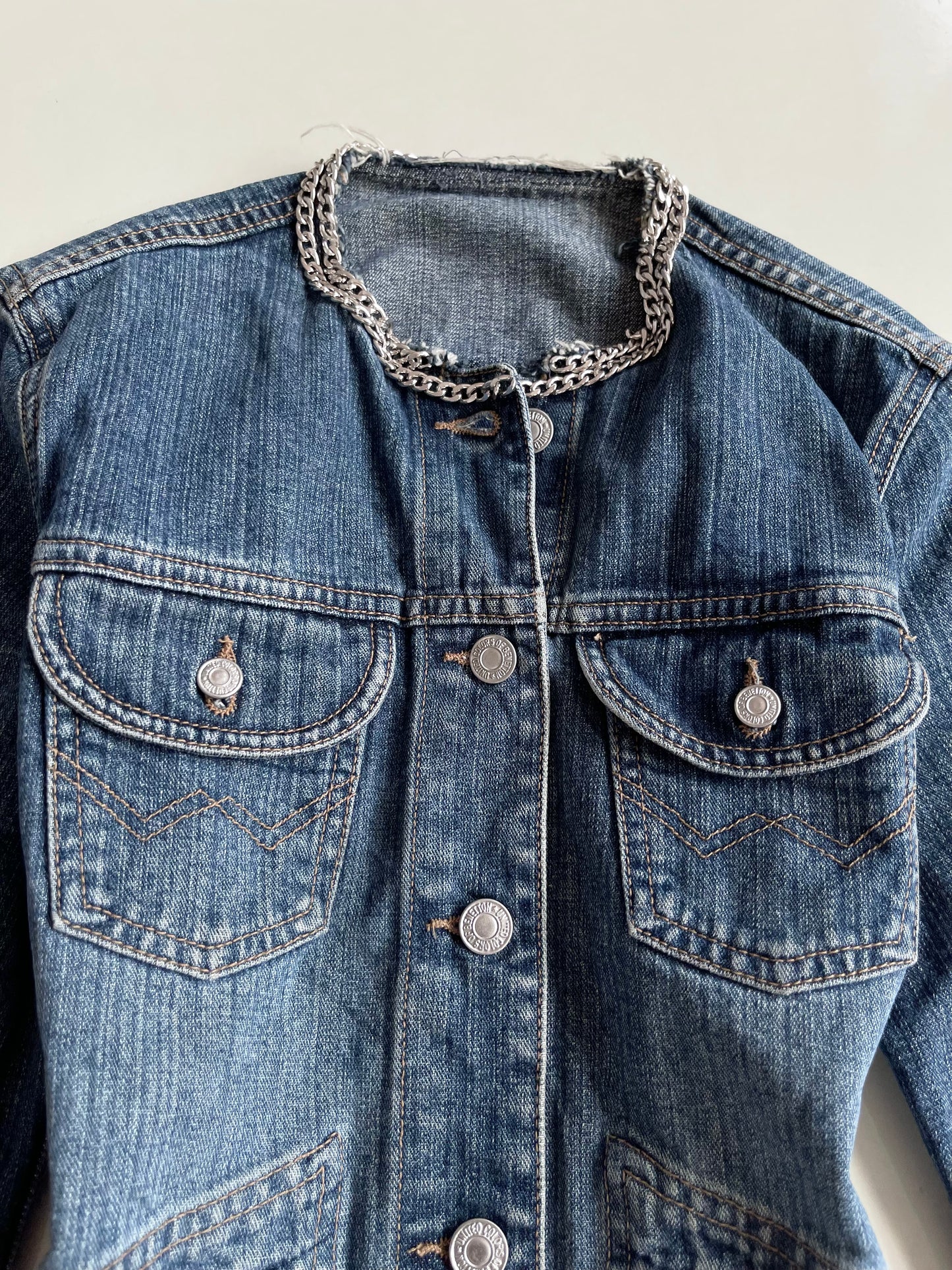 Vintage Denim Jacket-Bust 34