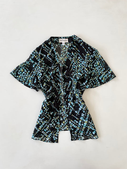 Studio 1 Sheer Vintage Top-Bust 46