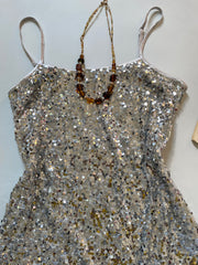 H&M Silver Sequin Dress-Bust 34 to 36