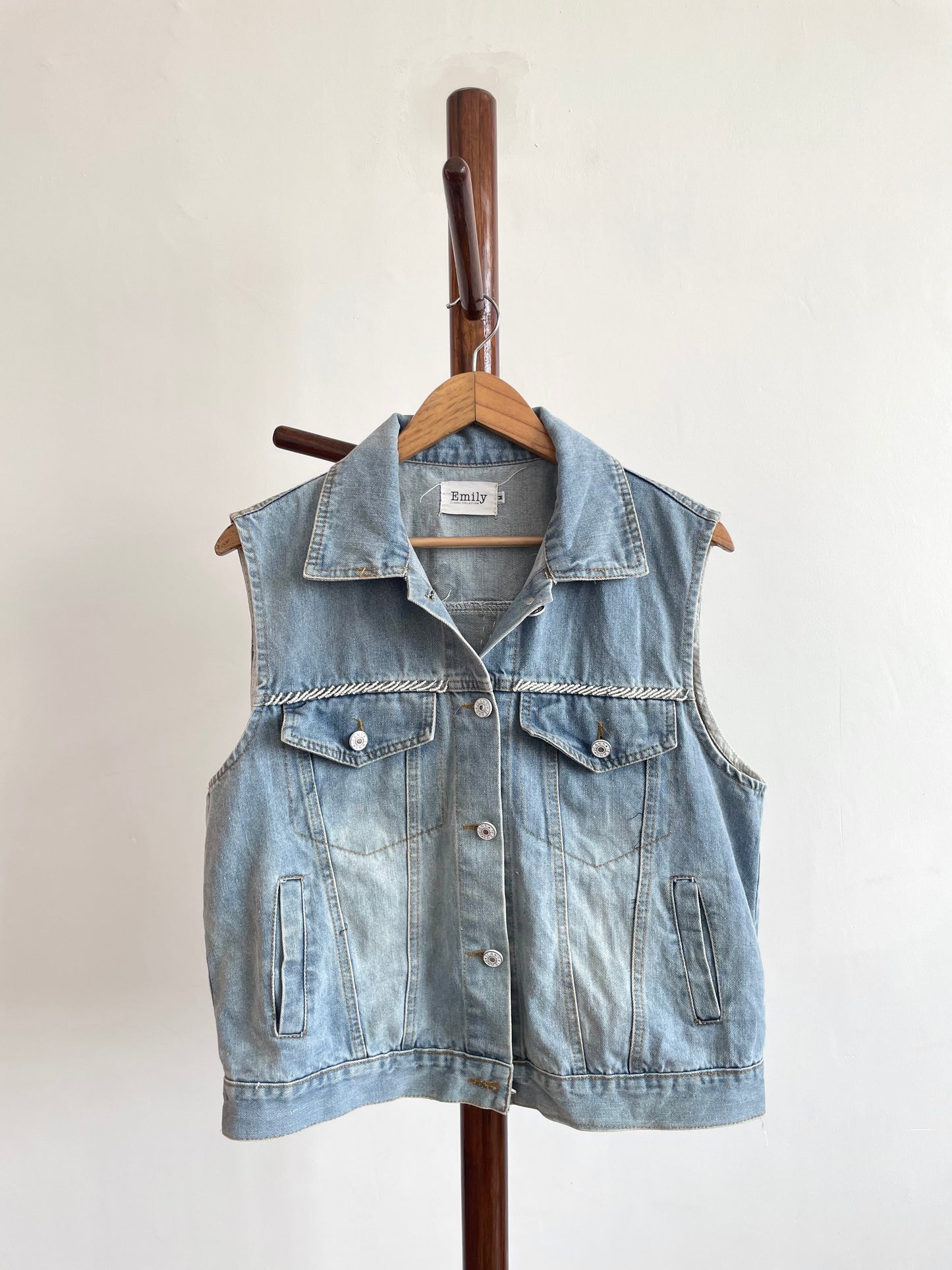 Emily Denim Vest-Chest 42
