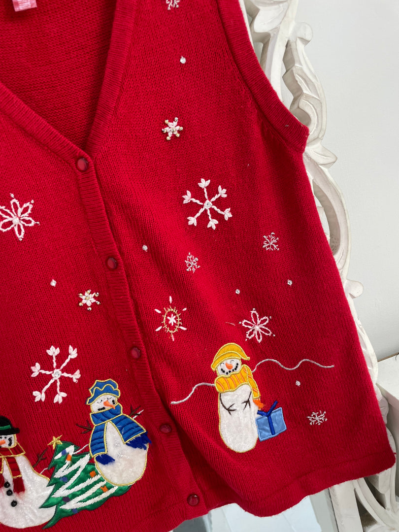 Christmas Sweater Vest-Bust 38