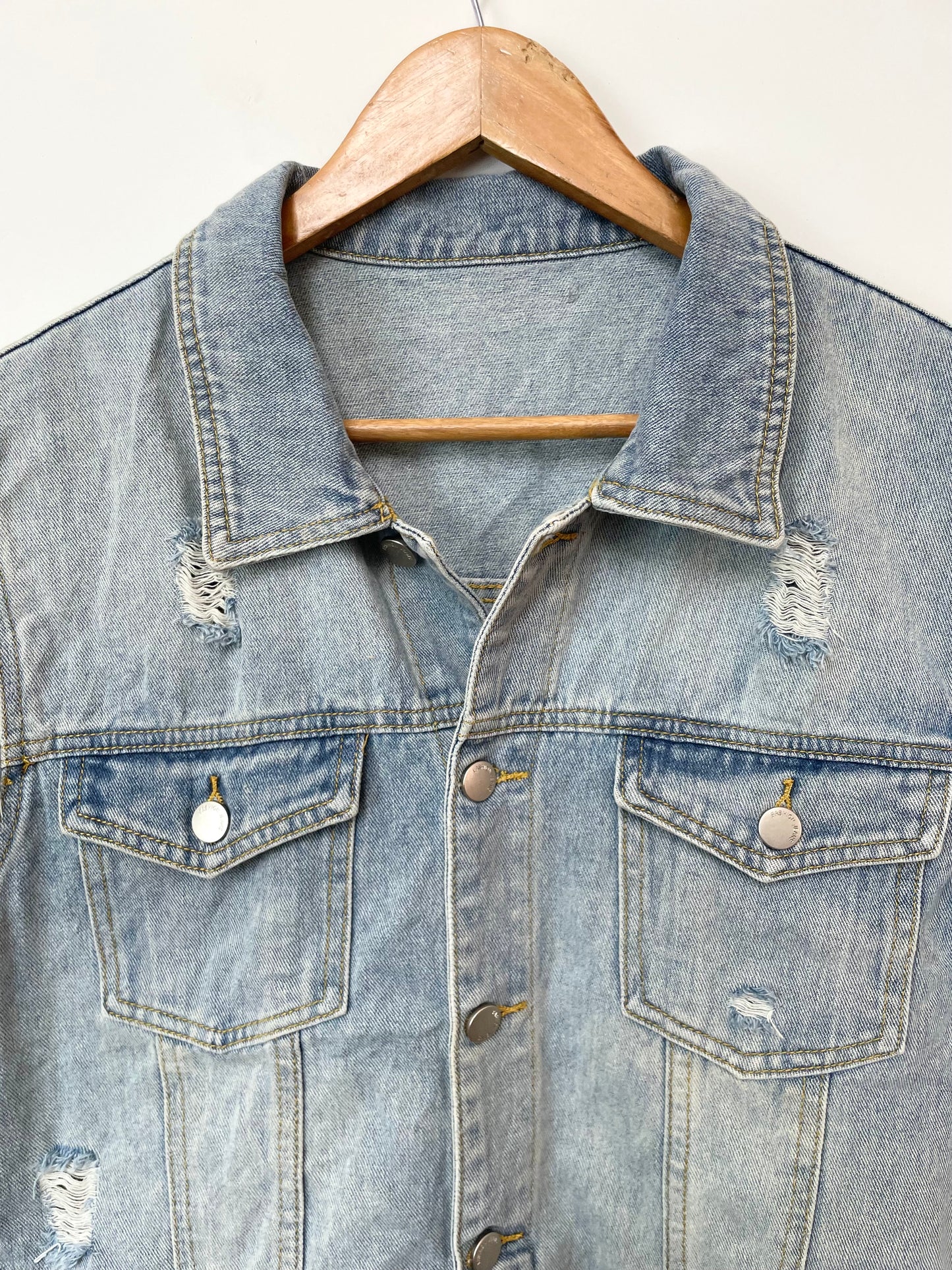 Denim Vest-Bust 40
