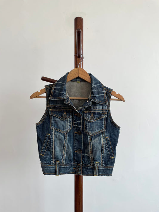 Denim Vest-Chest 32