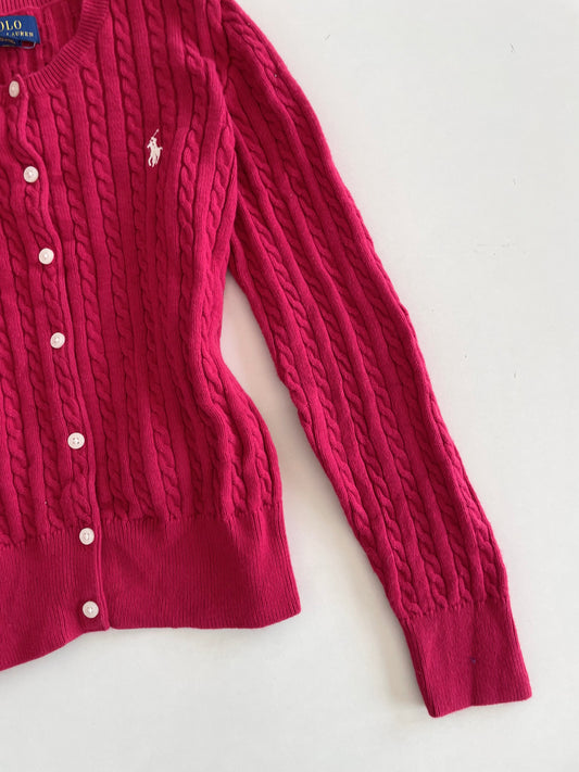 Ralph Lauren 100% Cotton Vintage Cardigan-Bust 30 to 32