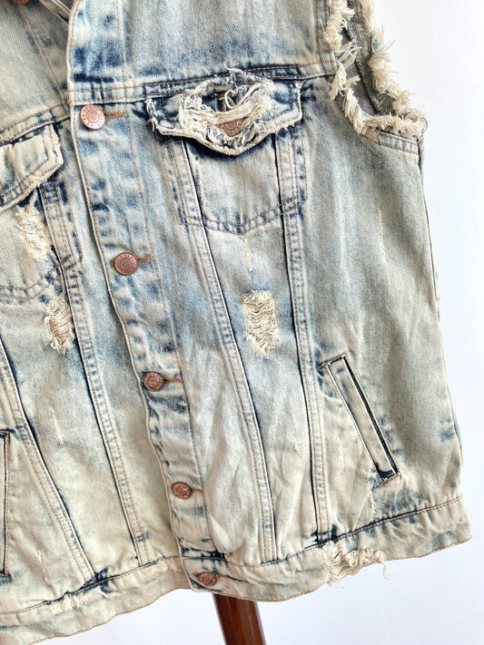 Zara Denim Vest-Chest 36