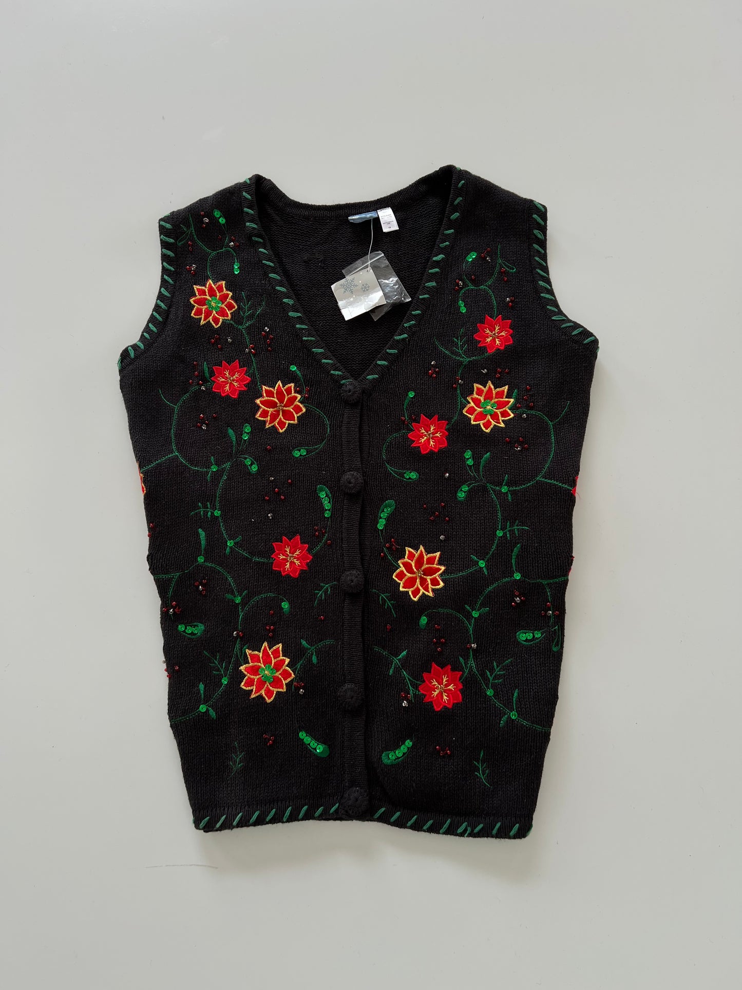 Holiday Editions Embroidered Sweater-Bust 50