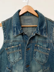 Bangbang Denim Vest-Bust 40