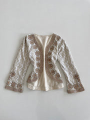 Vintage Embroidered Top-Bust 36