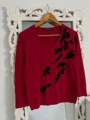 Cable & Gauge Embroidered Vintage Sweater-Bust 40