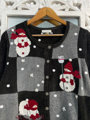 Christopher & Banks Embroidered Christmas Sweater-Bust 44