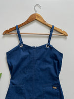 Load image into Gallery viewer, RENOMA DEEP BLUE DENIM DRESS - BUST 30
