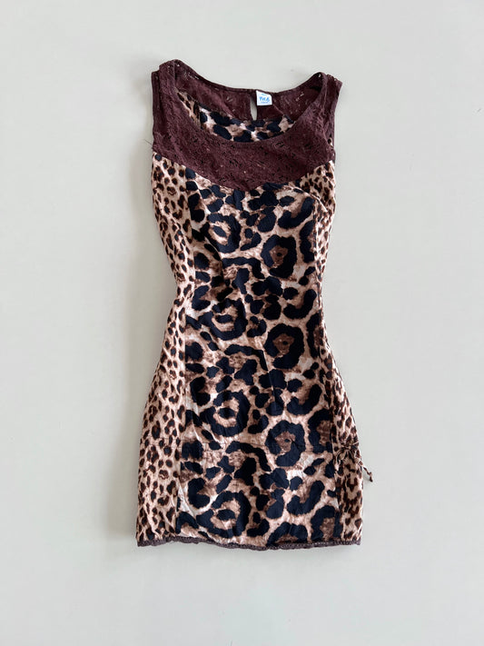 Animal Print Vintage Top-Bust 40