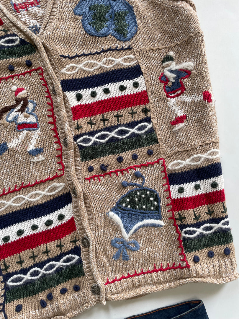 Nut Cracker Sweater Vest-Bust 48