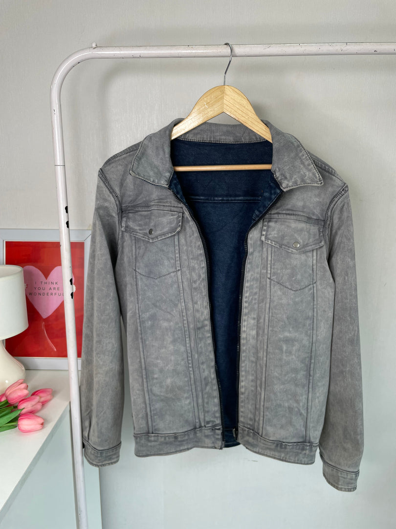 Double Sided Denim Jacket-Bust 38