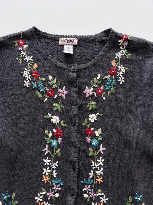 Tiara Embroidered Sweater-Bust 54