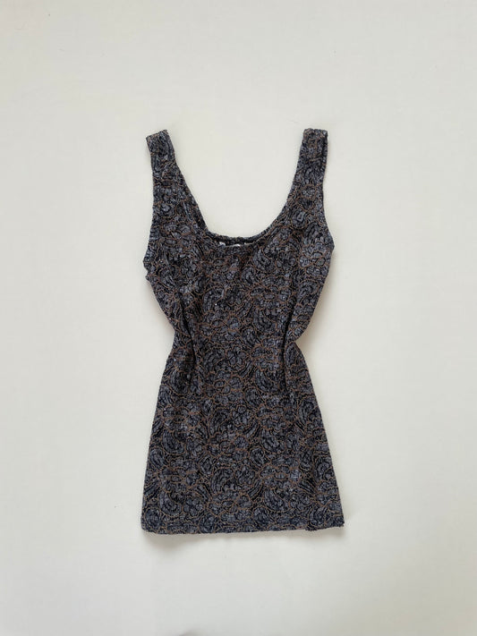 BKE Vintage Sequin Top-Bust 38 to 42