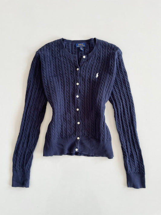 Ralph Lauren 100% Cotton Vintage Cardigan-Bust 34 to 36