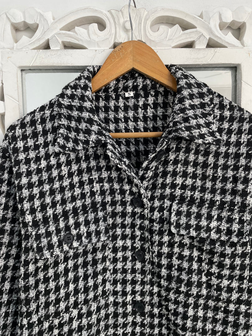 Tweed Thick Shacket-Chest 40