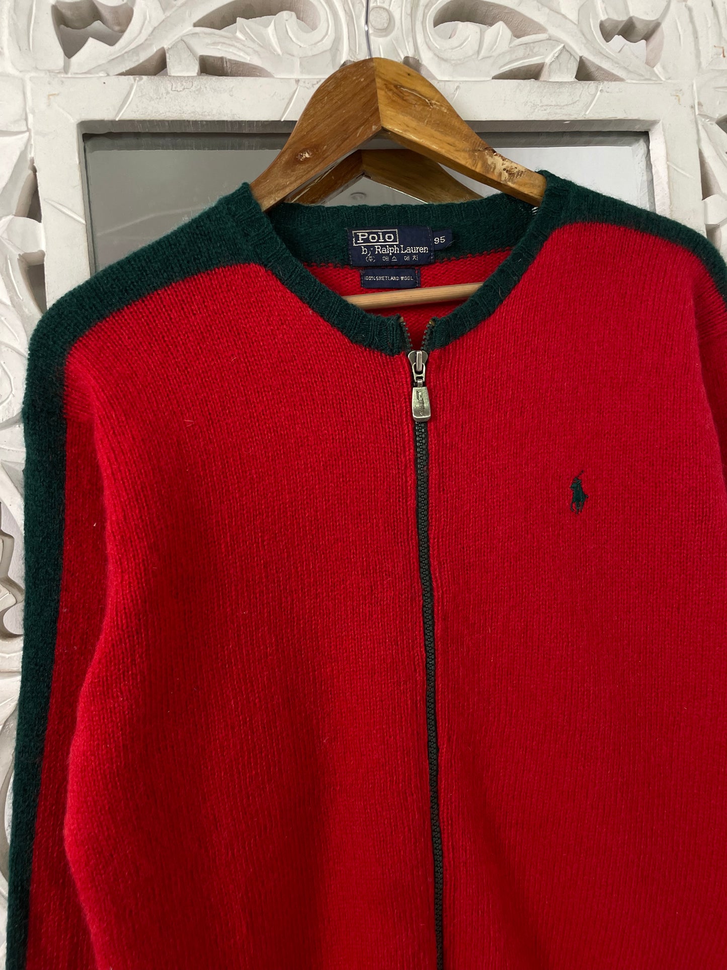 Ralph Lauren 100% Shetland Wool Vintage Sweater-Bust 42