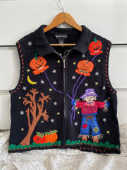 Vintage Christmas Sweater Vest-Bust 44