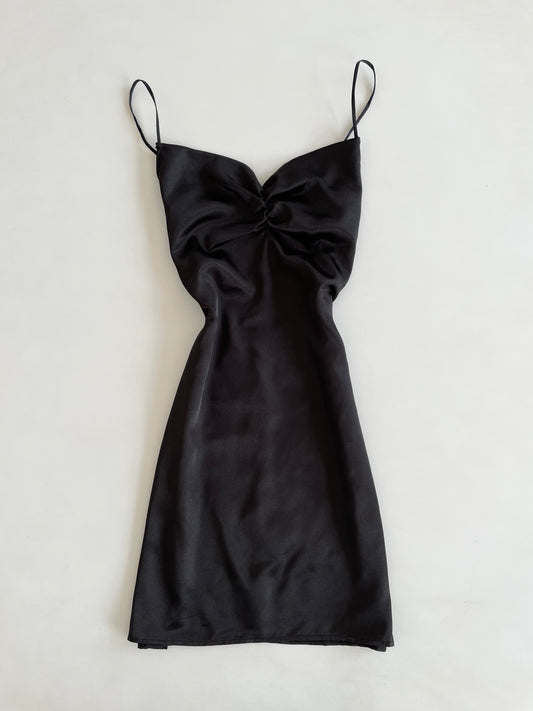 Carmel Satin slip Dress-Bust 34