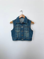 Denim Vest-Bust 32