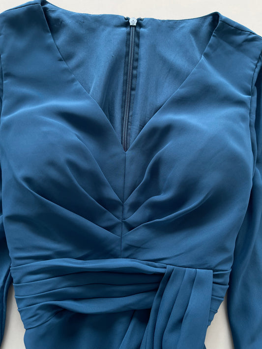 Ocean Blue Vintage Jumpsuit-Bust 38