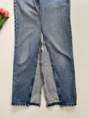 Reworked Denim Skirt-Waist 26