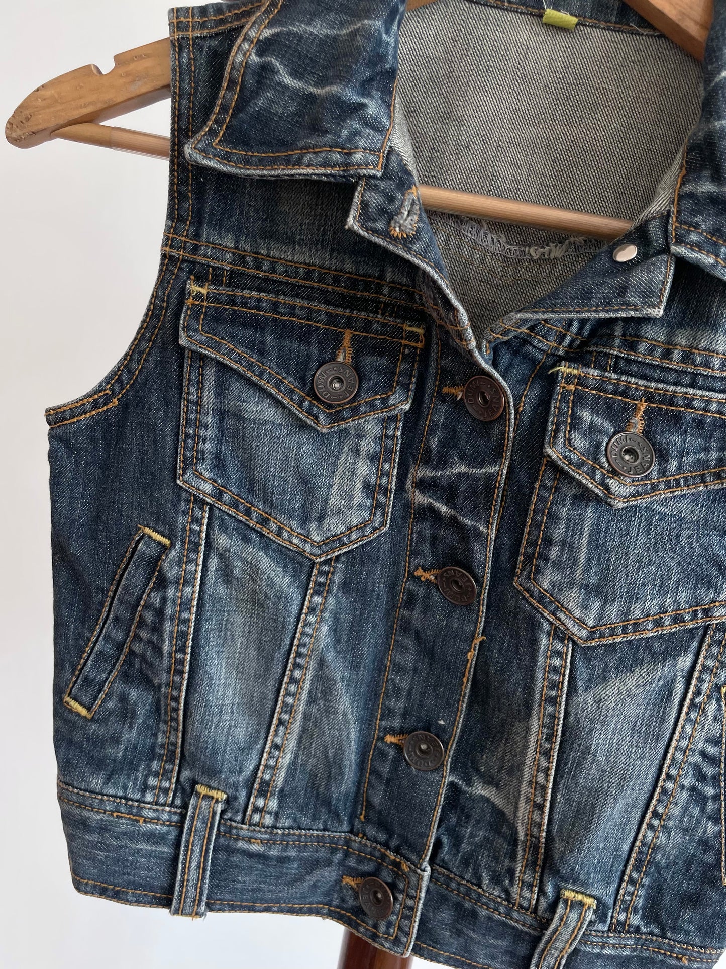 Denim Vest-Chest 32