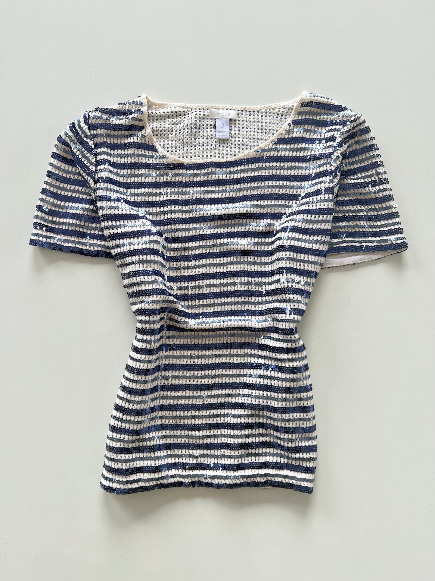 Chico's Sequin Top-Bust 44