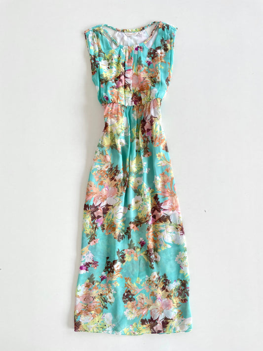 Vintage Blue Dress-Bust 38 to 40