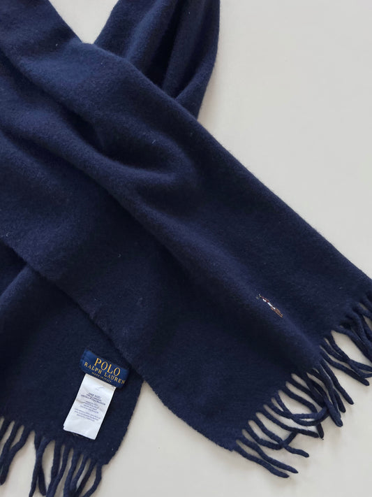 Ralph Lauren 100%Wool Vintage Muffler