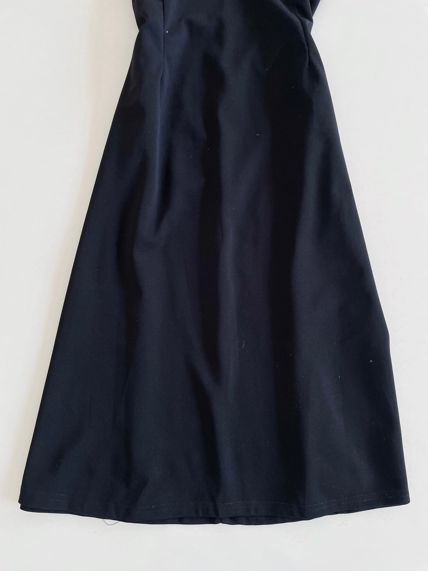 Solid Black Dress-Bust 28 to 30