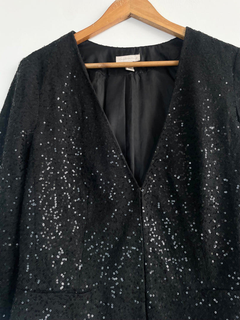 Charter Club Sequin Blazer-Bust 38