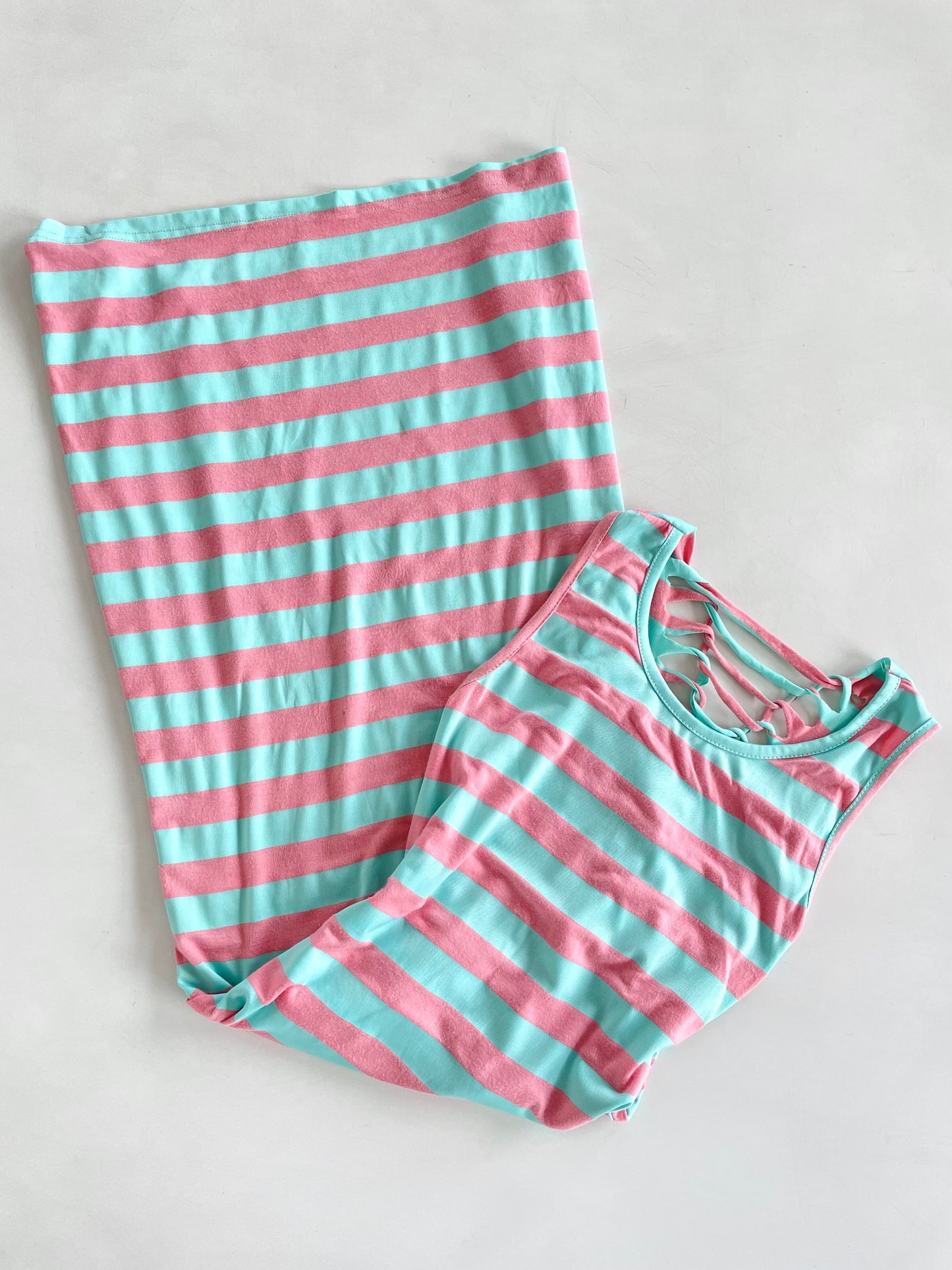Striped Dress-Bust 32 to 34