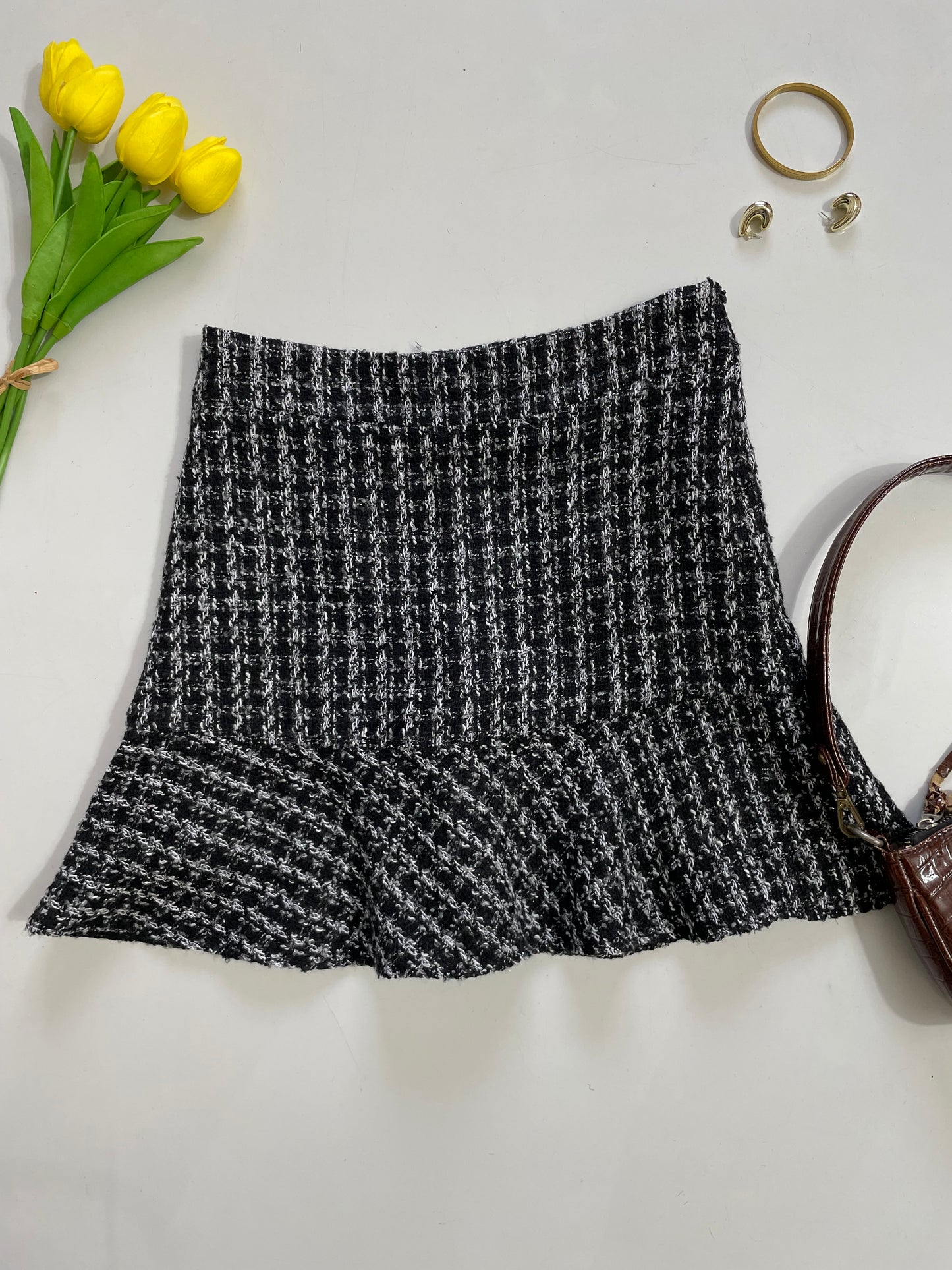 Tweed Skirt-Waist 24