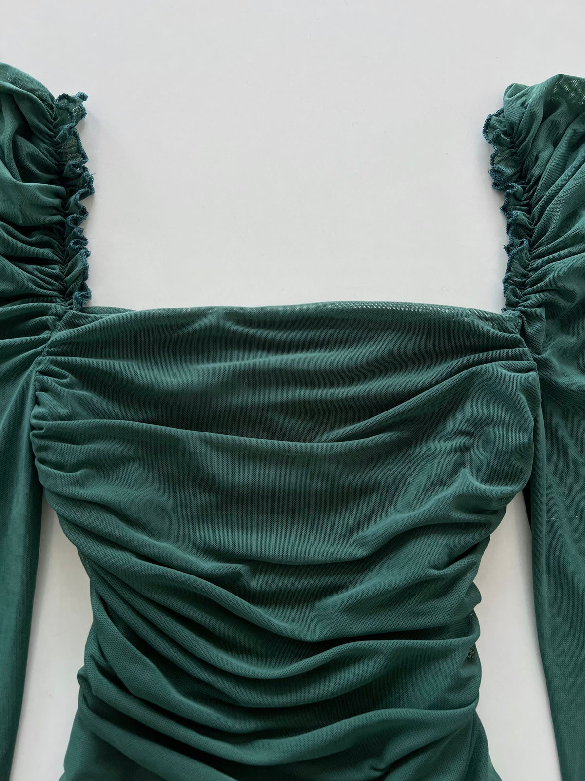 Square Neck Ruched Top-Bust 34 to 36