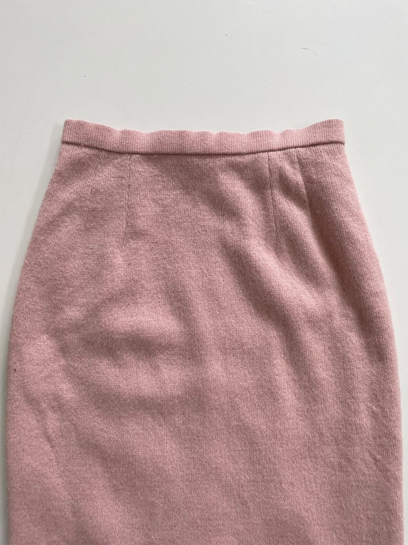 SAINT JOIE BABY PINK WOOLLEN SKIRT - BUST 26