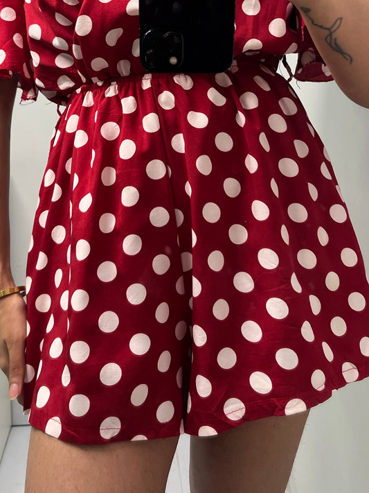 Polka Dots Romper-Bust 34 to 36