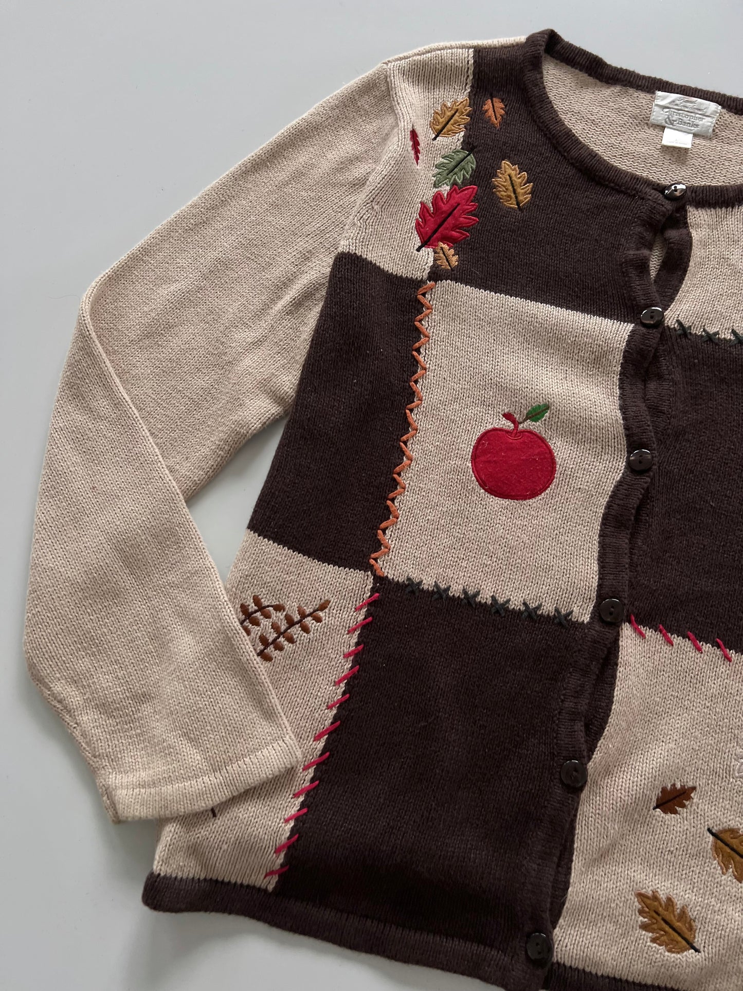 Christopher&Banks Embroidered Sweater-Bust 44
