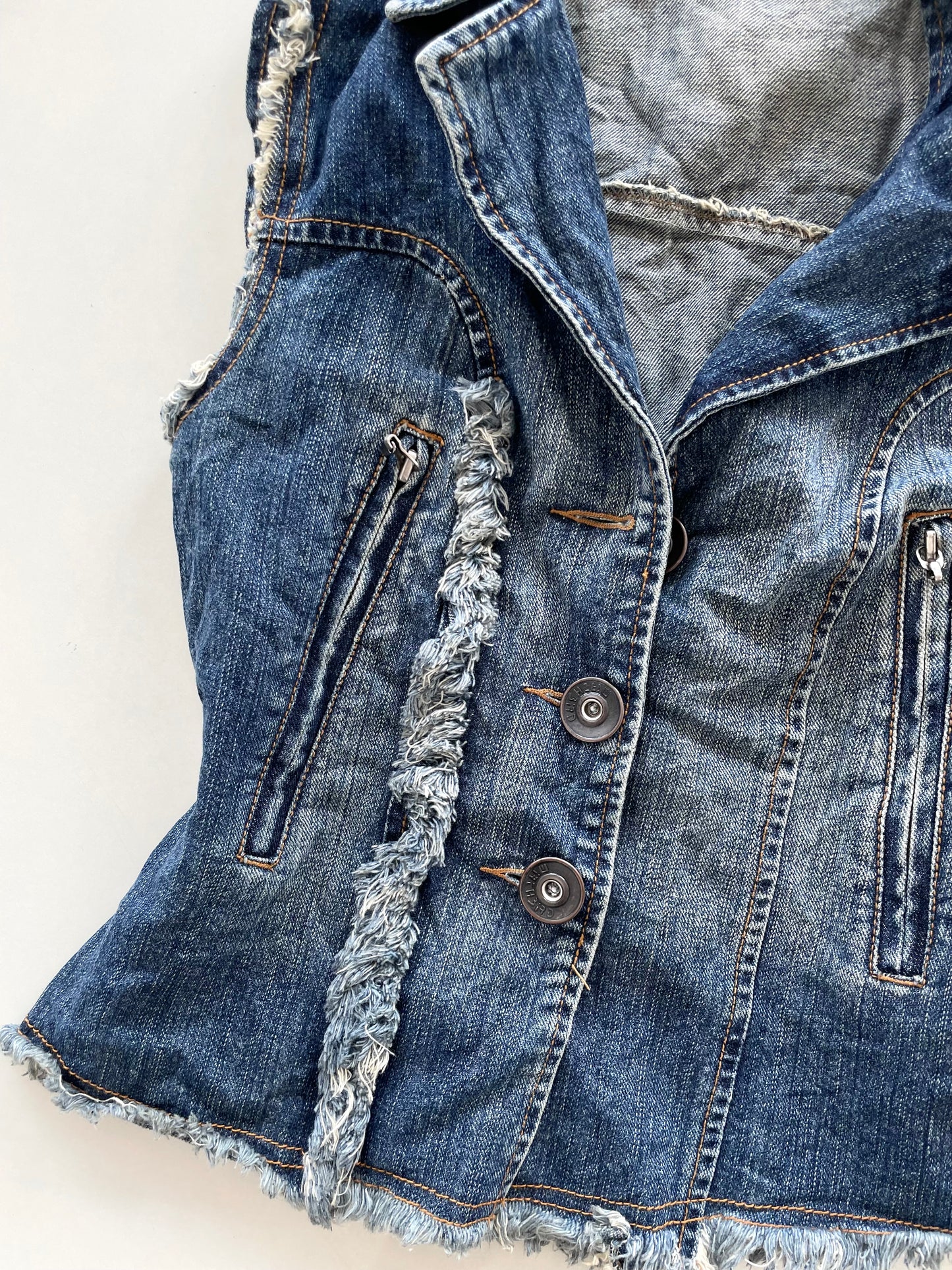 Denim Vest-Chest 32