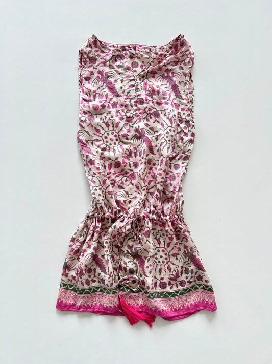 Vintage Art 100% Silk Top-Bust 28